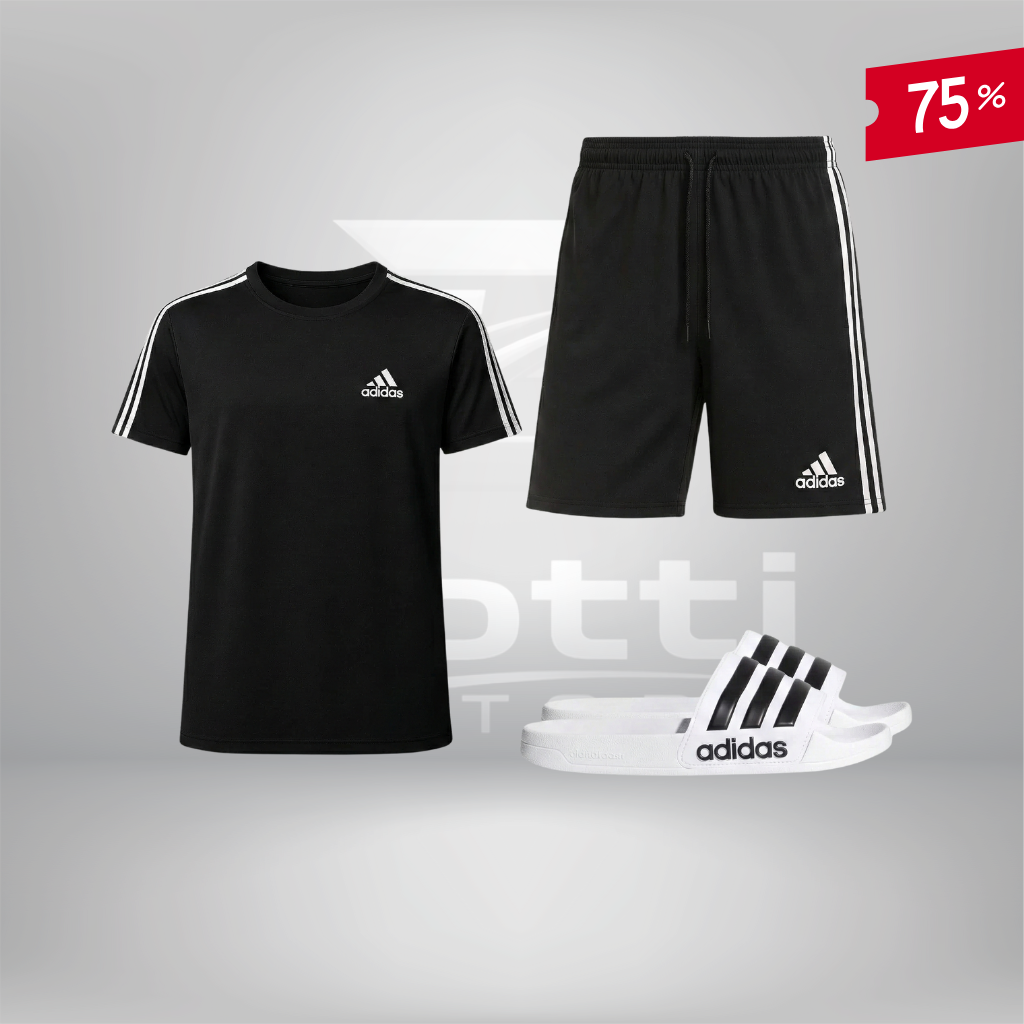 PROMO 3X1 Remera + Short + Ojotas